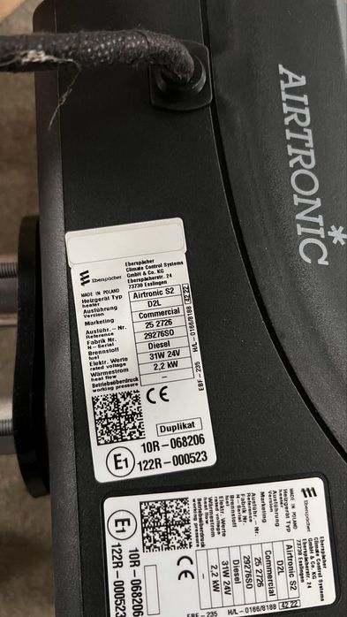 Печка за камион Eberspacher 24v