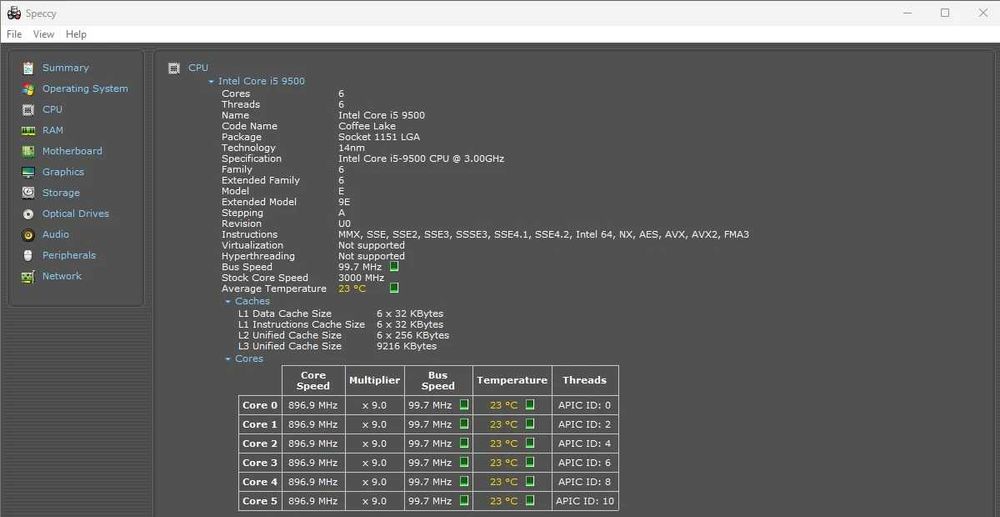 HP ProDesk 600 G5, Core i5 9500, 8GB DDR4, 256GB SSD