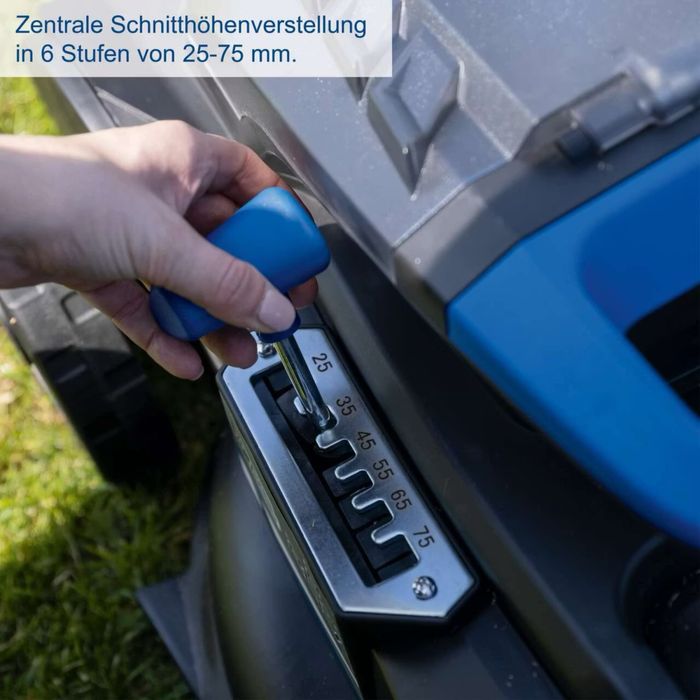 Masina de tuns iarba pe acumulator 43cm  va 20V 4Ah scheppach