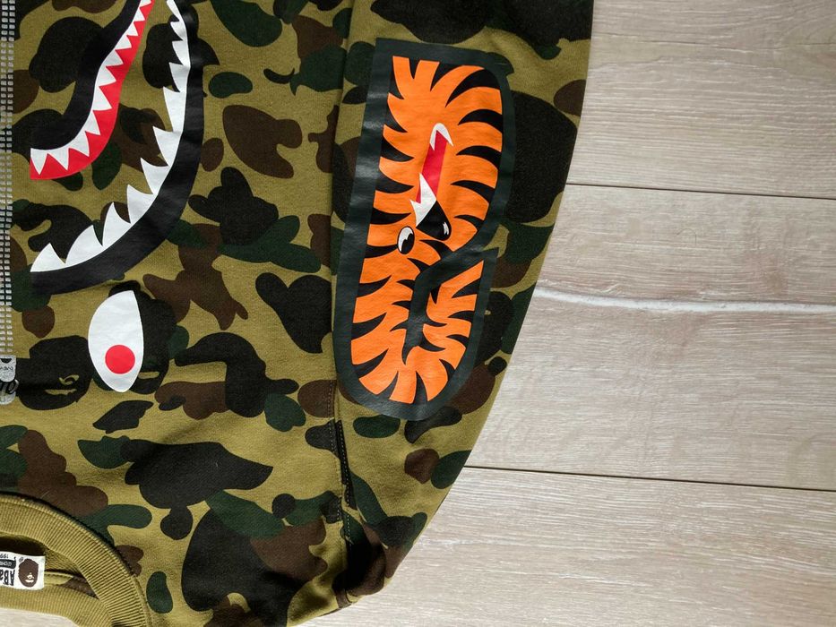 A Bathing Ape 1ST CAMO Bape SHARK камуфлажна блуза фланела M