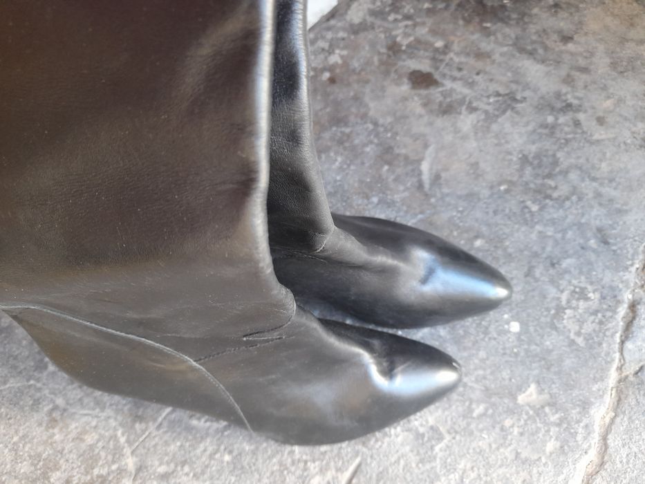 Сапоги кожа  советские  одели 1 раз