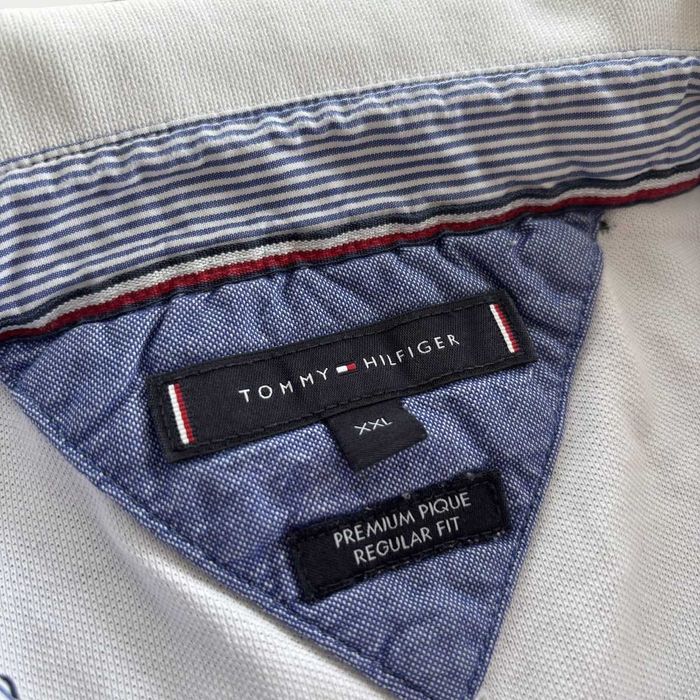 Tommy Hilfiger поло тениска бяла XXL