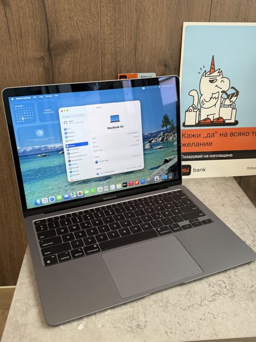 НОВ•MacBook Air M1,2020 (13.3 SPG/7C GPU/8GB/128GB