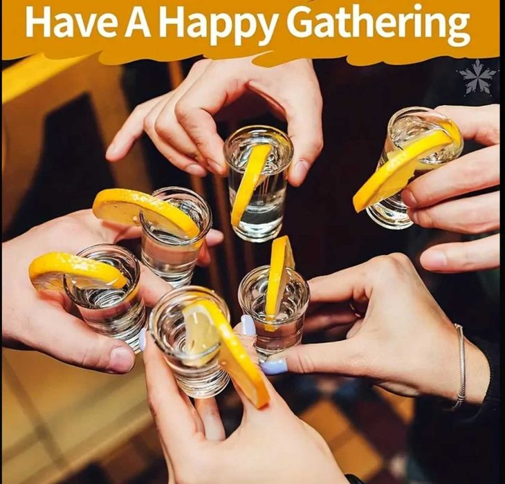 Set de 6 pahare 15 ml pentru shot-uri