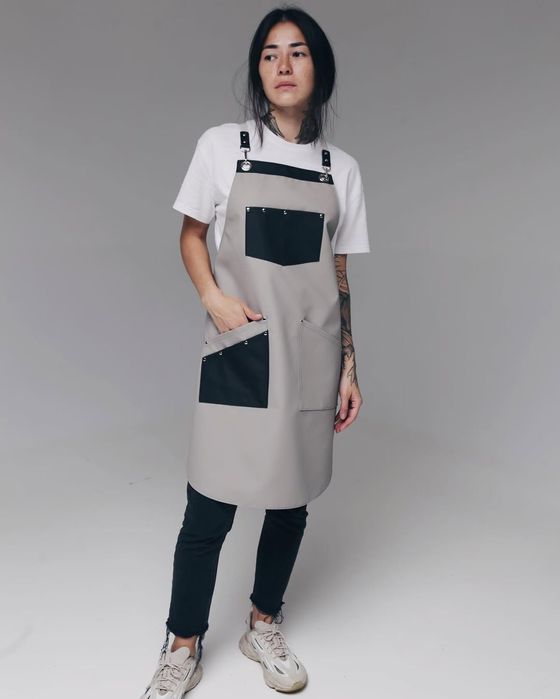 Профессиональный фартук для официантов / бариста / поваров — пошив под