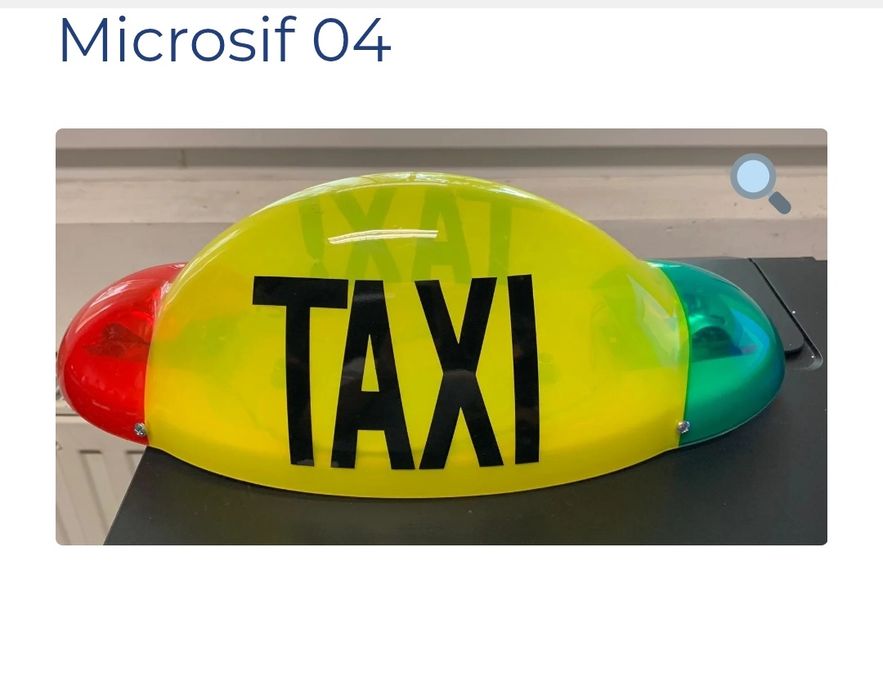 Caseta TAXI lampa Microsif