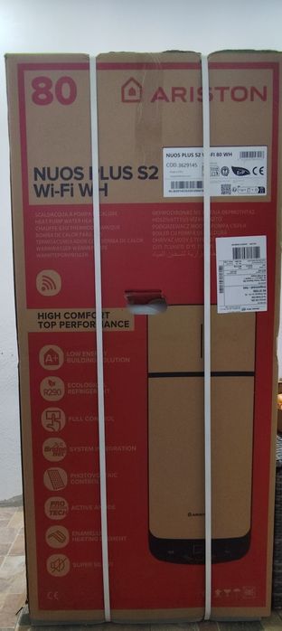 Boiler cu pompa de caldura Ariston Nuos PLUS S2 WIFI 80 WH - 80 litri