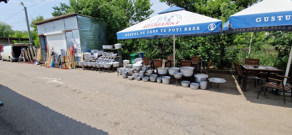 Ceaun din tuci aluminiu 27-28 Litri 280  lei + Trepied 80 lei