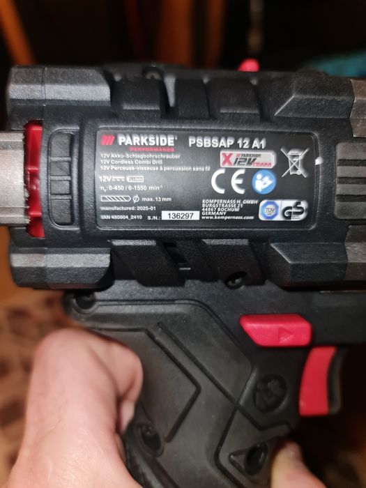 Masina de insurubat si gaurit 12V Parkside PSBSAP 12 A1, cu percuție!