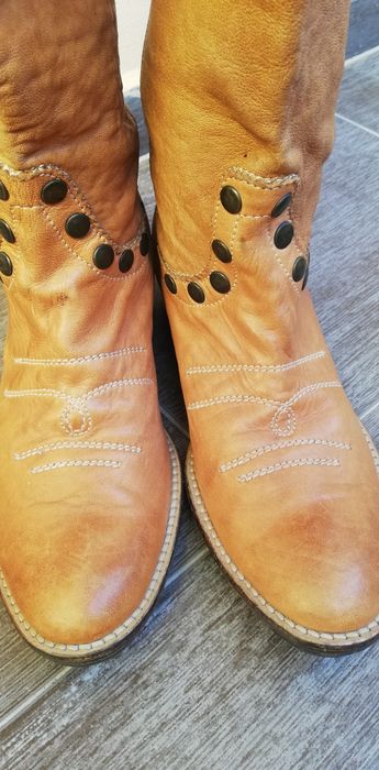 Дамски ботуши от естествена кожа