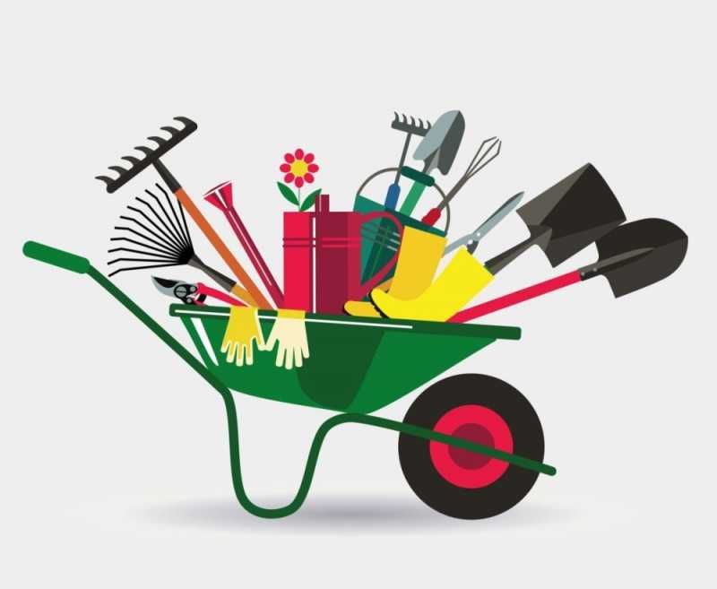 Уборка садового  участка