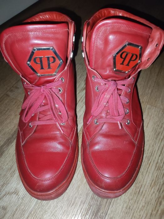 Кросовки Philip plein red. 44 размер. Оригинал.