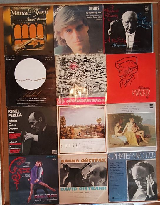 Colecție 100 discuri de vinil cu muzica clasica