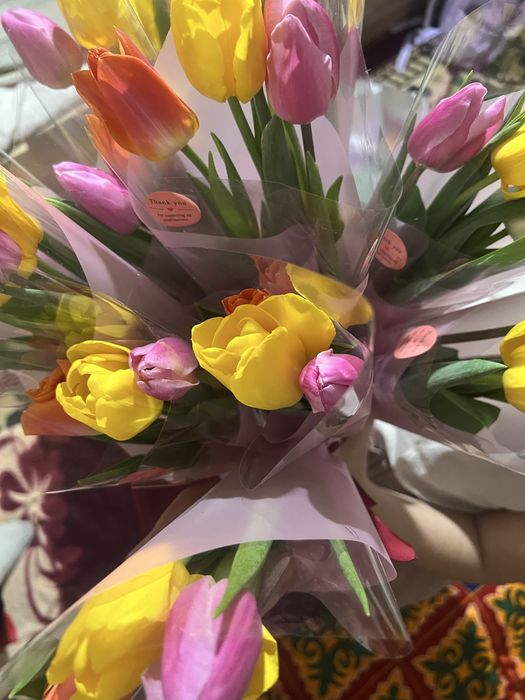 Свежие тюльпаны…