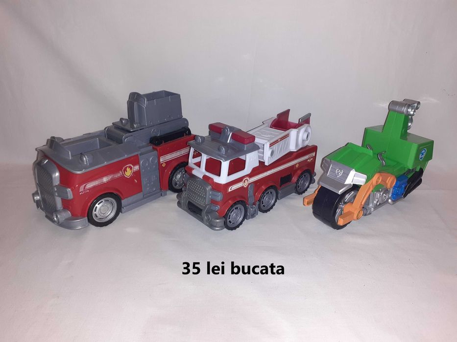 figurine masinute Patrula Catelusilor Paw Patrol Eroi in Pijama