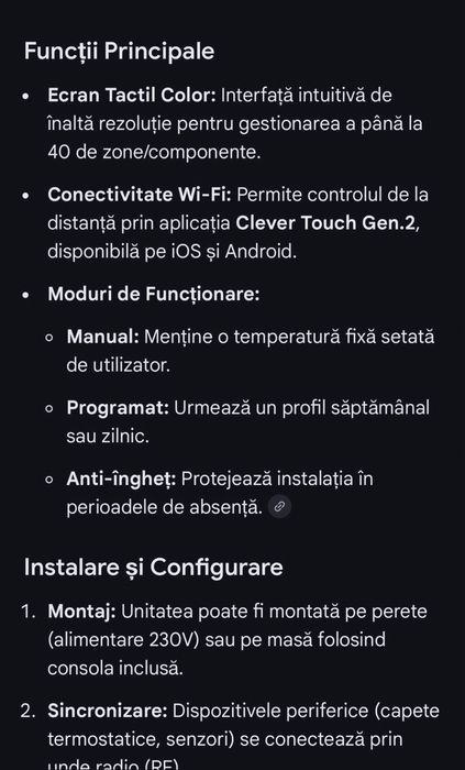 Controler programabil Touch E3 Purmo SMART, WiFi