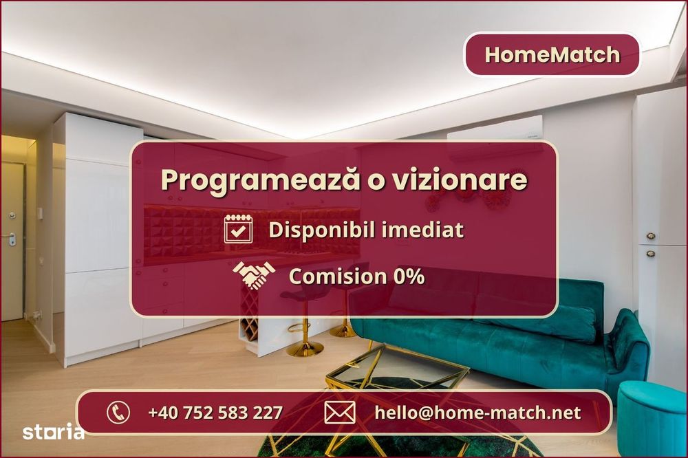 Cortina North || 2 Camere || Parcare subterană || Comision 0%