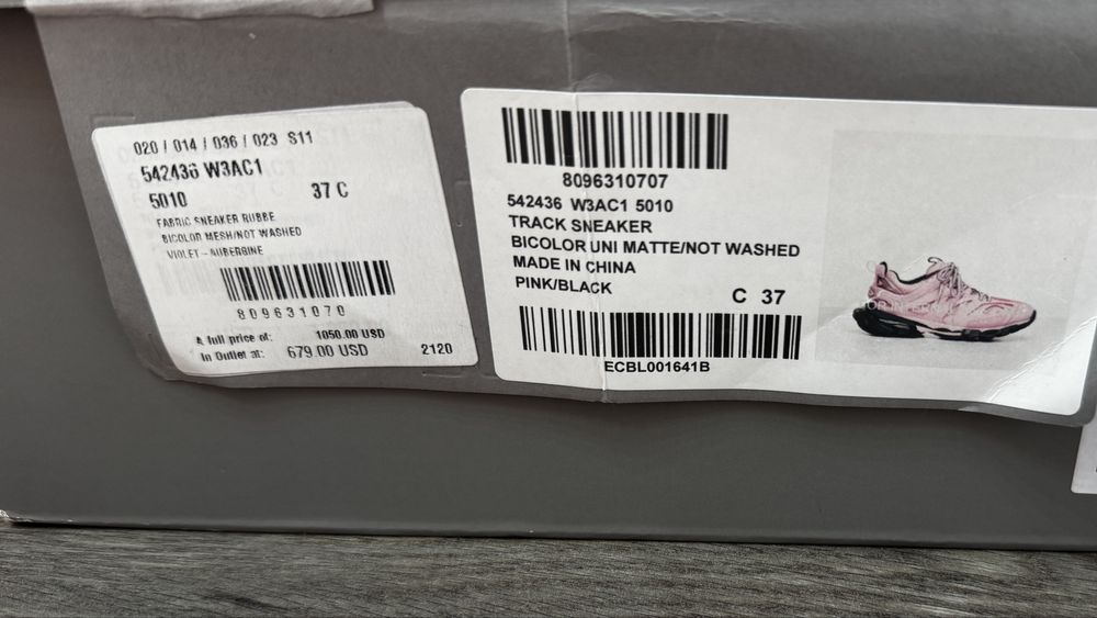 Balenciaga Track marimea 37 impecabili la cutie