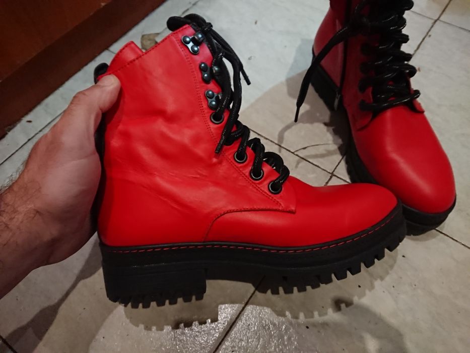 Боти, кожени 39 номер