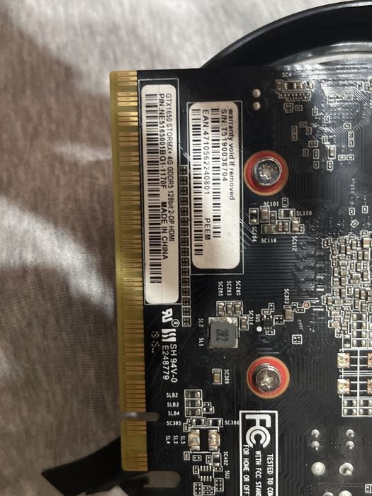 Видеокарта GTX 1650 stormx