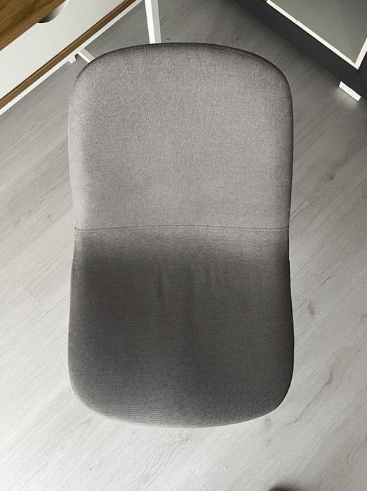 Scaun dining/birou JYSK JONSTRUP gri, lemn stejar, modern, confortabil