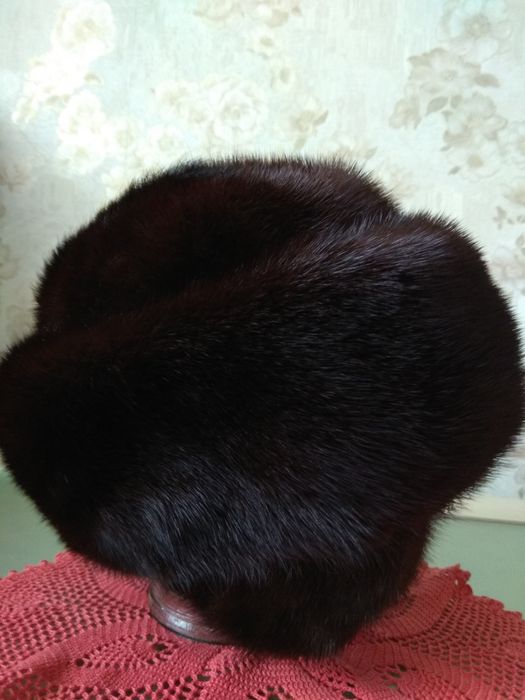 Шапка из меха норки