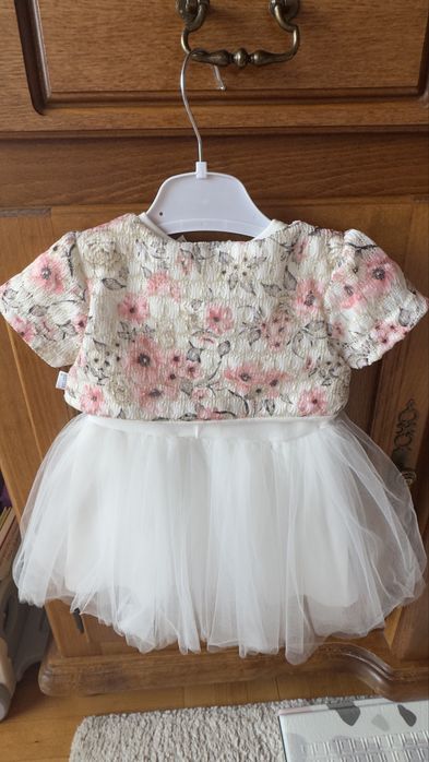 Рокля - бебешка официална размер 74 см, 9 месеца