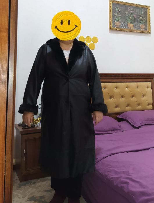 Кожаный плащ сатылады