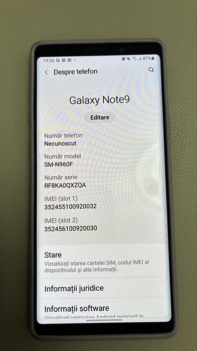 Samsung galaxy note9