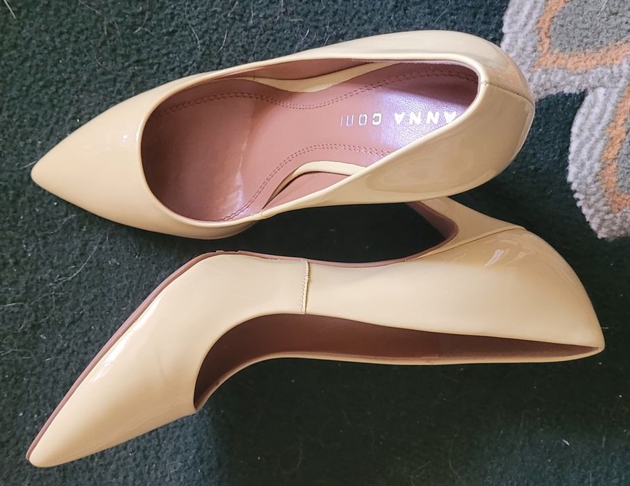Pantofi stileto galben