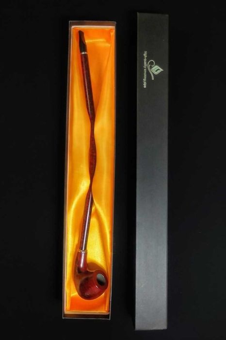 Длинная Курительная Трубка Churchwarden. 46 см. Подарочный Комплект.