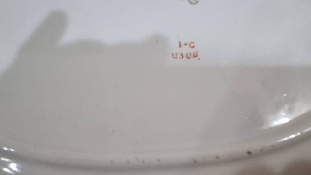 Фарфорвые блюда советских времен