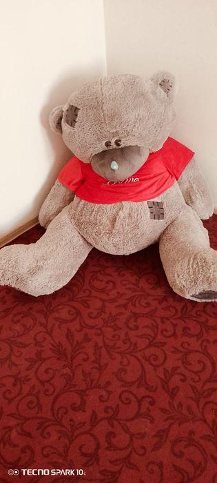 Ayiq katta buyi 130 sm oʻyinchoq yangi narxi 500 ming kelishamiz