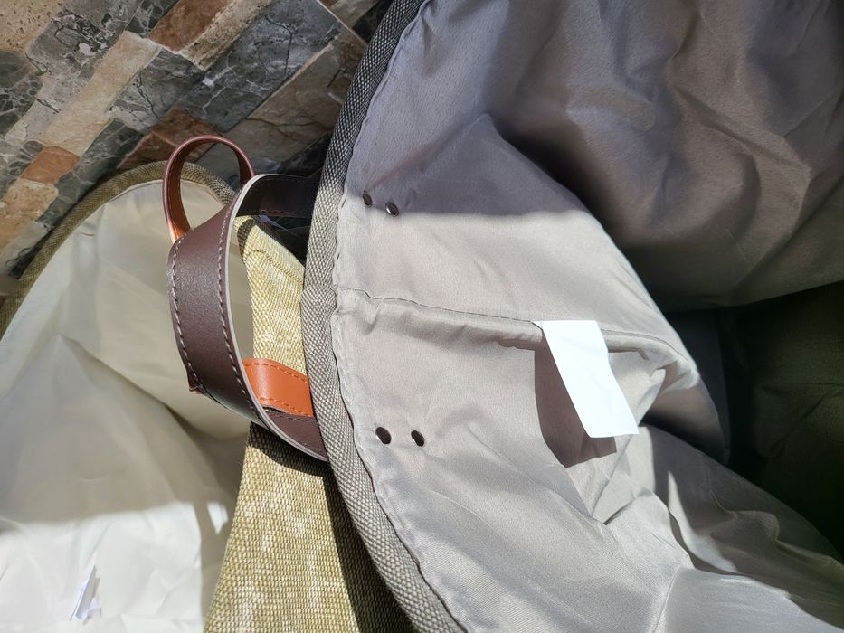 Кош за пране за дрехи за съхранение с надпис 2 цвята и дръжки