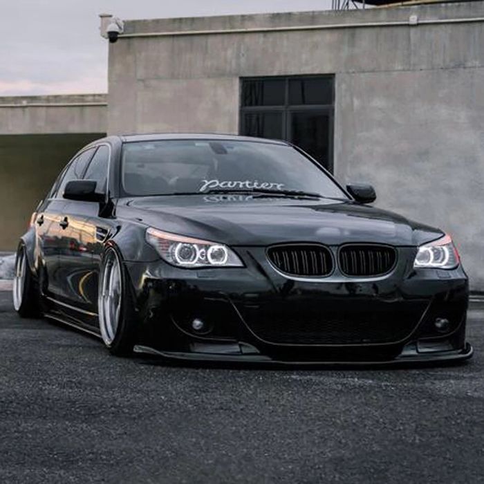 Grile Nari Fata Duble Bmw Seria 5 e60 e61 Negru Lucios