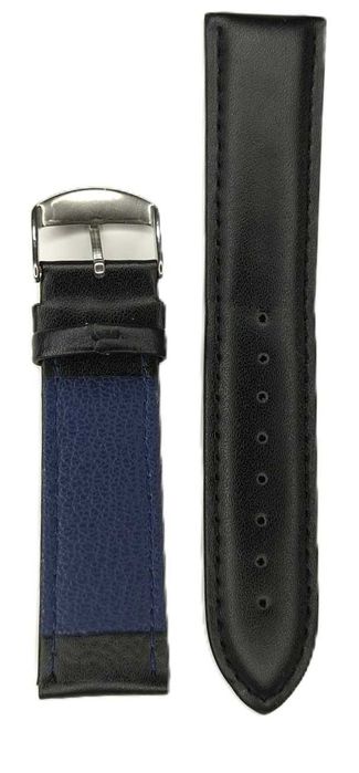 Curea Ceas Matteo Ferari Piele Naturală Neagră Mărime L (18mm - 24mm)