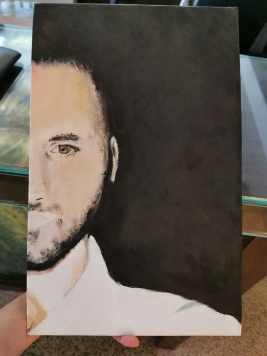 Маслени бои Получовекът