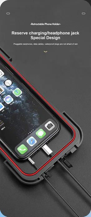 Стойка за телефон за мотор, колело Водоустойчив държач