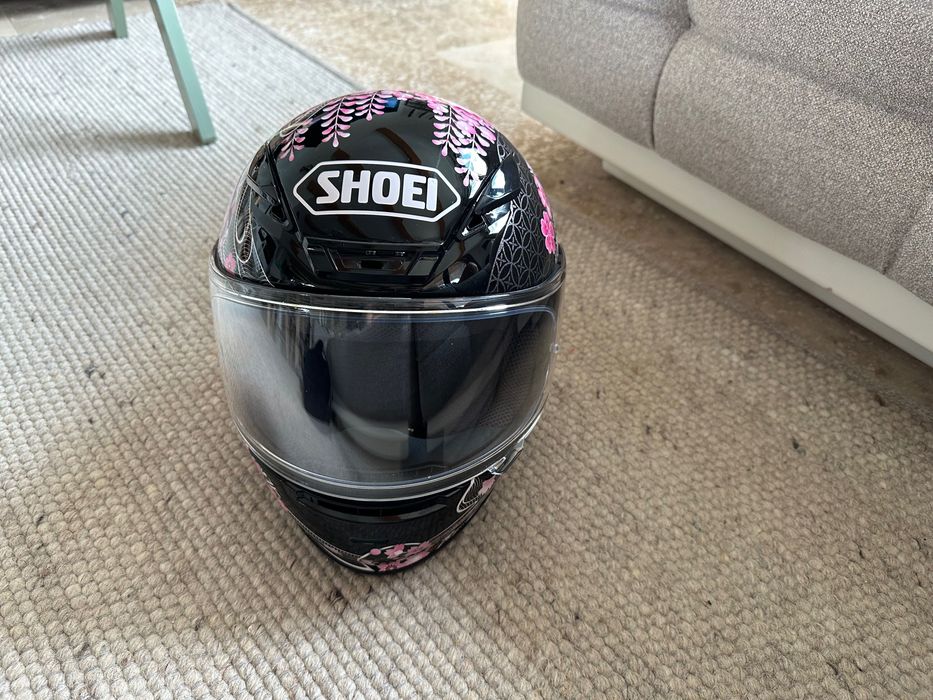Shoei NXR Harmonic TC-10 black /pink мото каска дамска