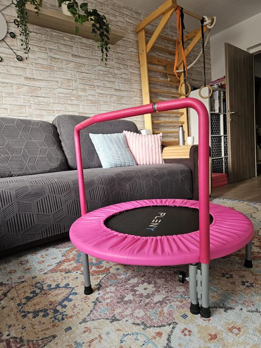 Trambulină copii, culoare roz
