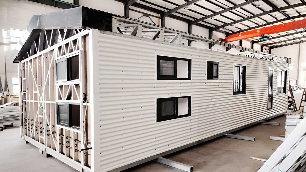 НА ИЗПЛАЩАНЕ - Модерна сглобяема къща с 2 спални и 2 бани, 57 кв.м