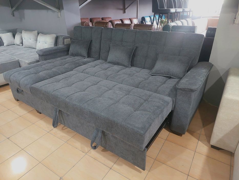 Хай тек угловой диван (Капот)