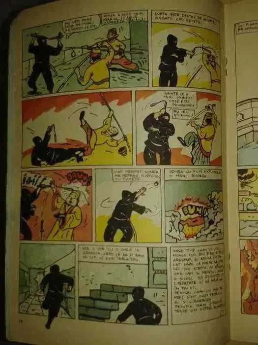 Aventurile unui Ninja revista romaneasca de benzi desenate