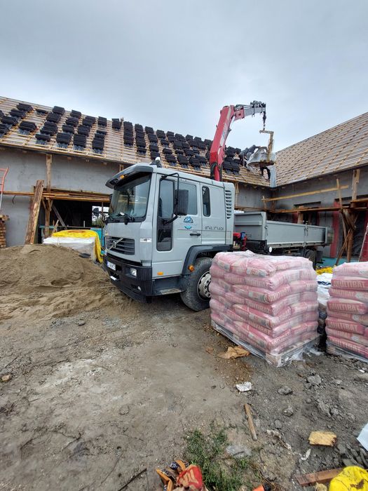 #Transport #camion cu macara #transport basculabil