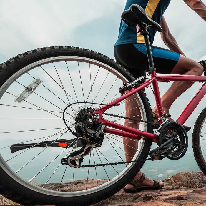 Cric pentru bicicletă BIKE PRO, reglabil pe înălțime din aluminiu.