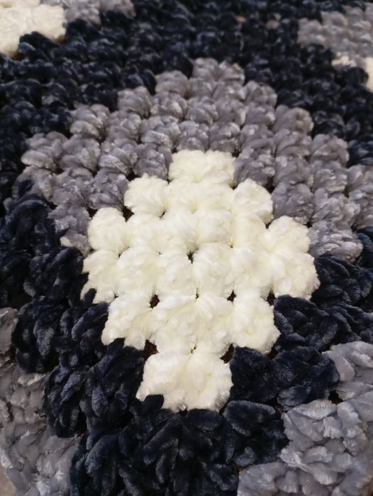 Детский пледик вязаный