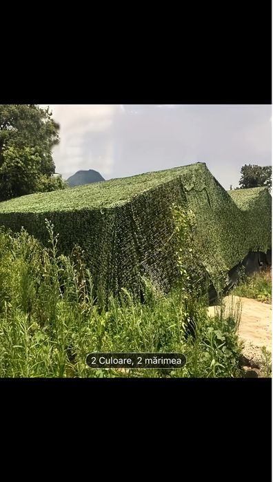 Plasă camuflaj premium 24 m2 pânza Oxford 150D 8x3 sau 6x4