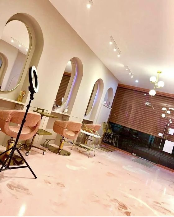 Мраморный пол под бетон