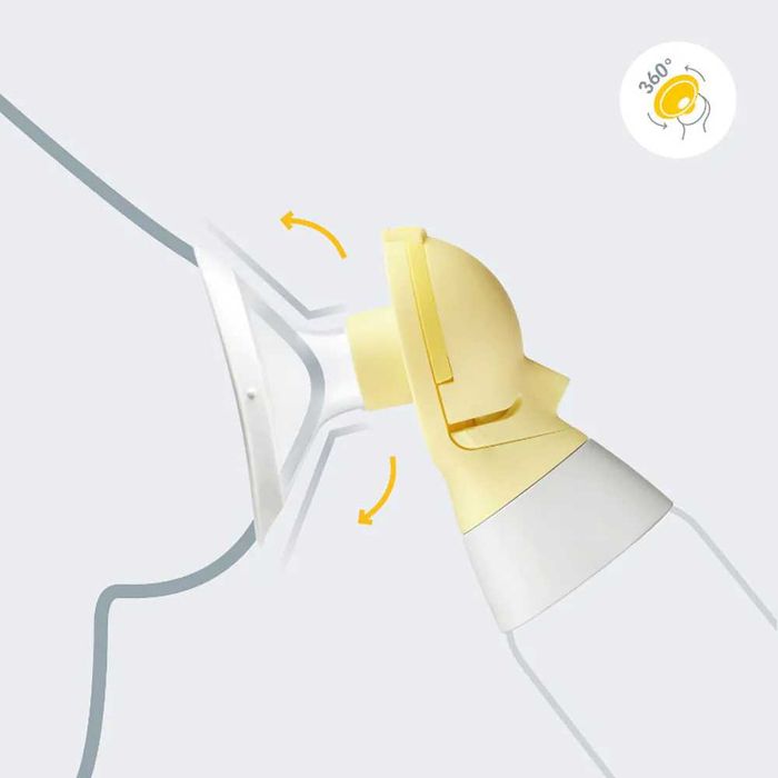 MEDELA Единична двуфазна електрическа помпа за кърма Swing Flex + шише
