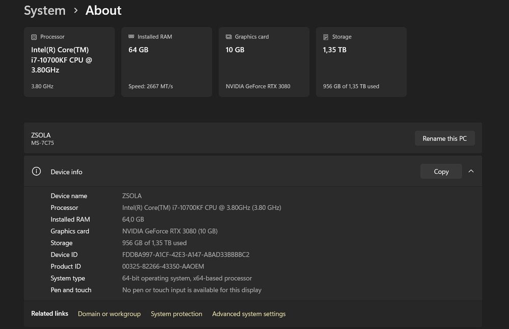 Sistem Desktop PC Gaming